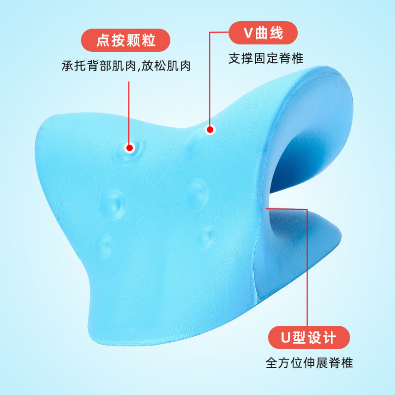 C-type cervical spine massage pillow gravity finger pressure neck massager cervical spine pillow neck shoulder massage pillow home factory