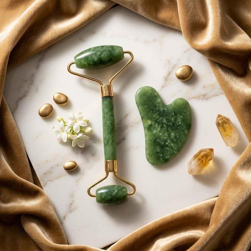 Facial Roller & Gua Sha Set